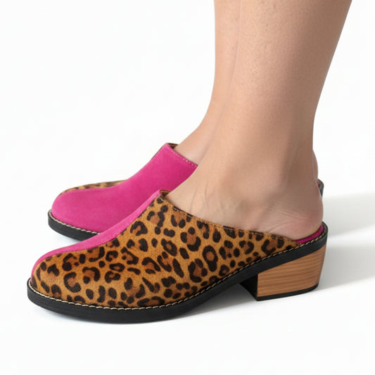 BABUCHA JULIETA PRINT FUCSIA