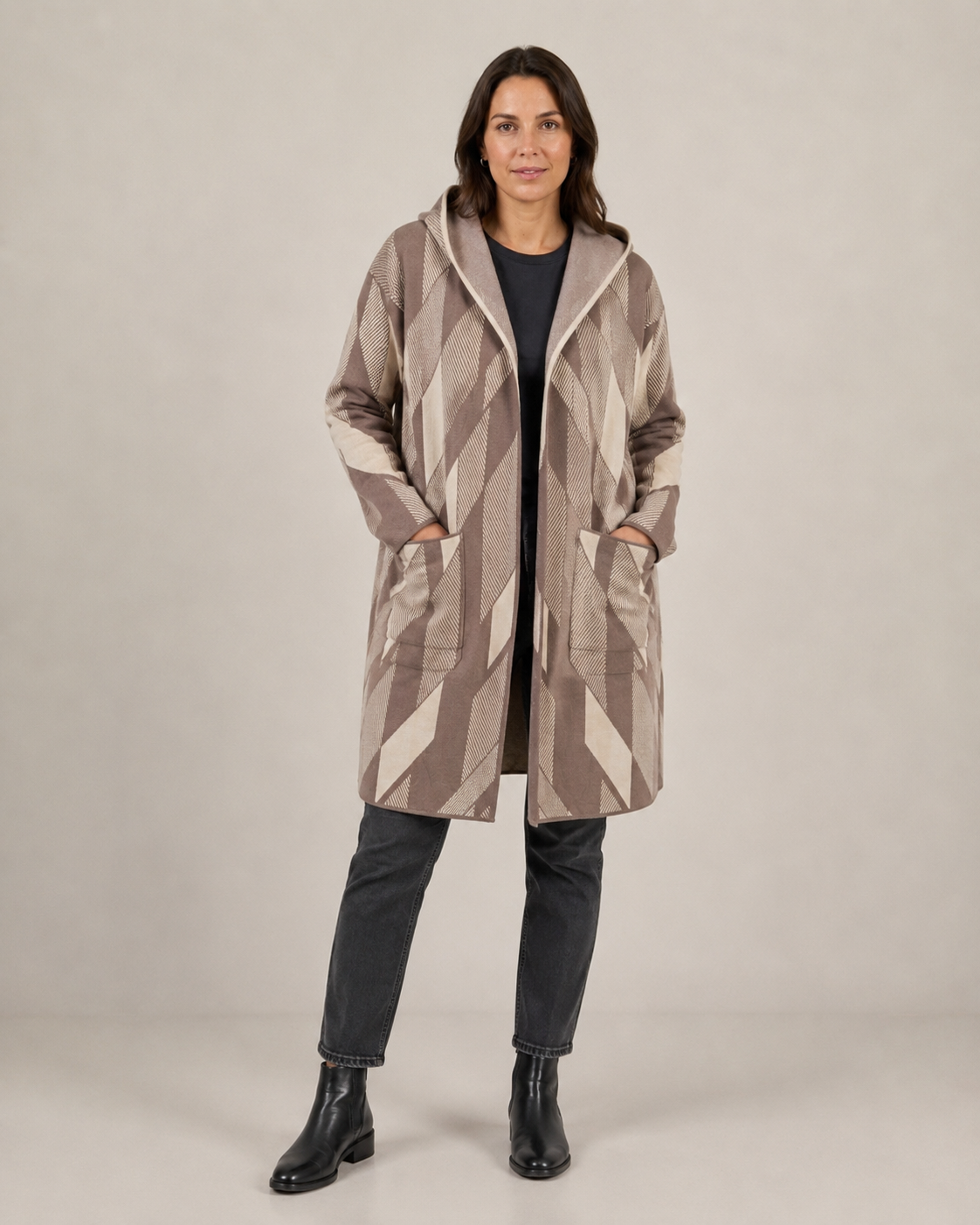 TAPADO ROMBOS BEIGE