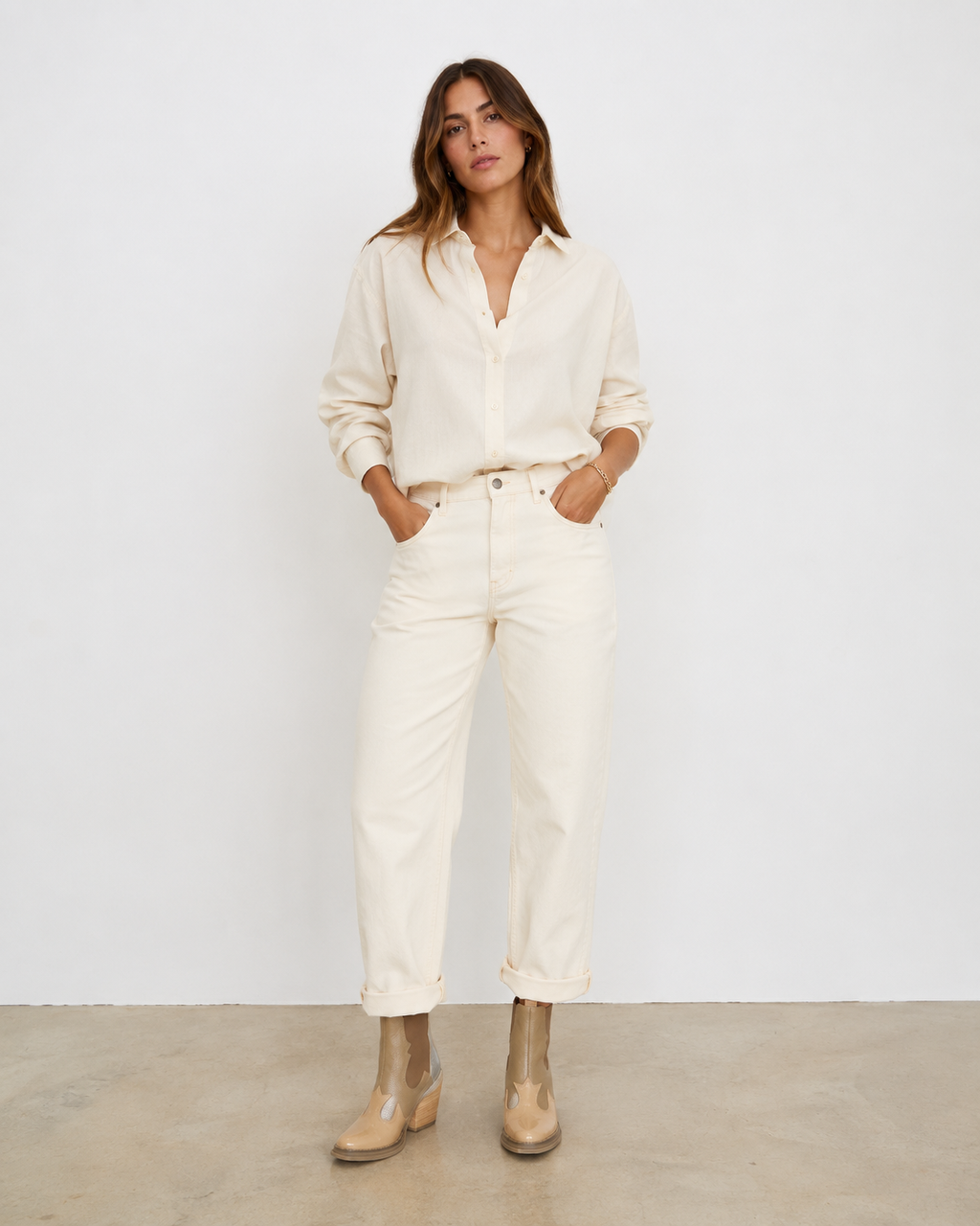 BOTA 3/4 SAVANNAH NUDE DORADO