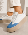 ZAPATILLA AURA AZUL BLANCO