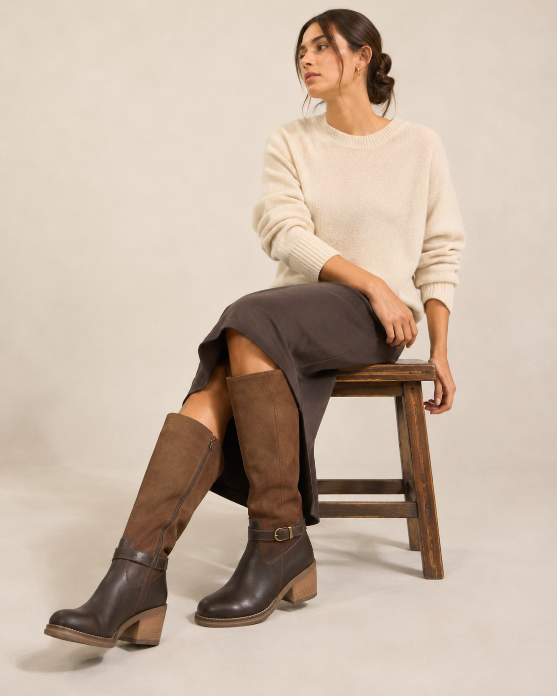 BOTA EMMA CHOCOLATE CLARO