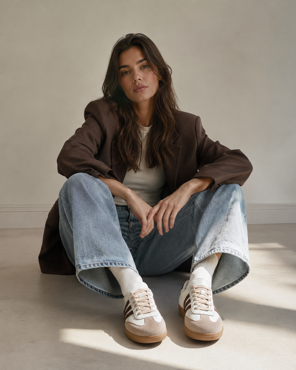 ZAPATILLA SIRIA BLANCO CAFÉ
