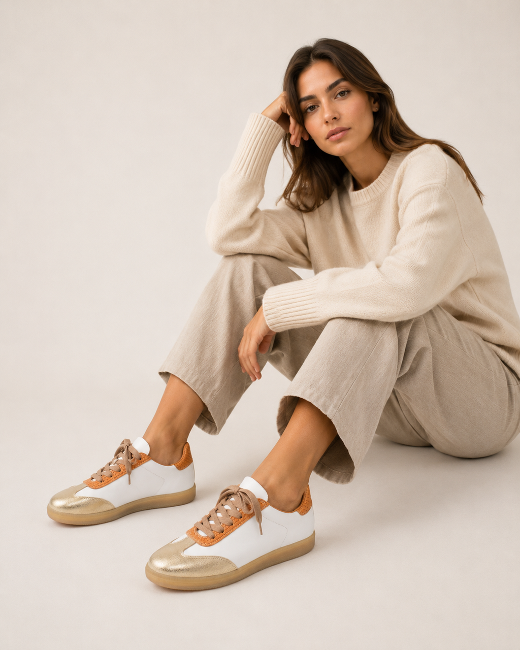 ZAPATILLA KILLA BLANCO NARANJO