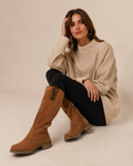 Bota Camila2 Miel Print