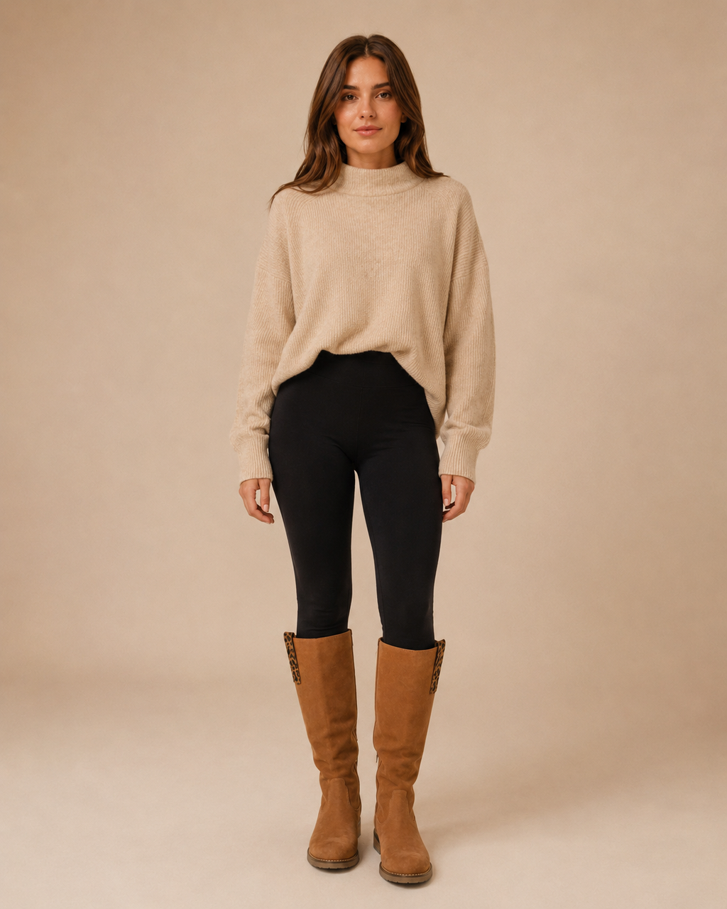 Bota Camila2 Miel Print