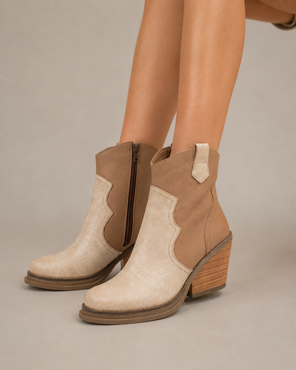 BOTA 3/4 DAKOTA CAFÉ CLARO