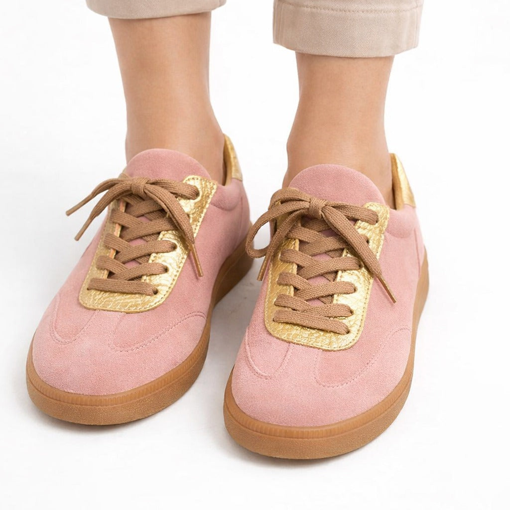 ZAPATILLA SIRIA 2 ROSA DORADO