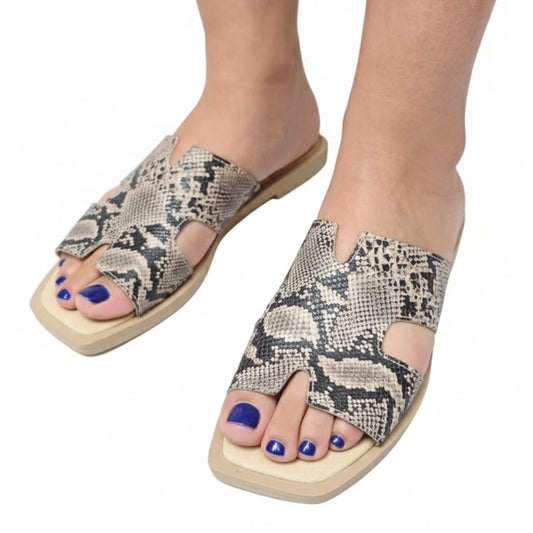 SANDALIA MALIBÚ REPTIL