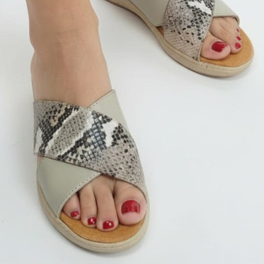 SANDALIA BAHAMAS GRIS