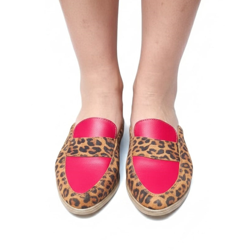 BABUCHA ZARA ROJO PRINT