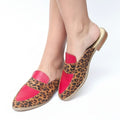 BABUCHA ZARA ROJO PRINT