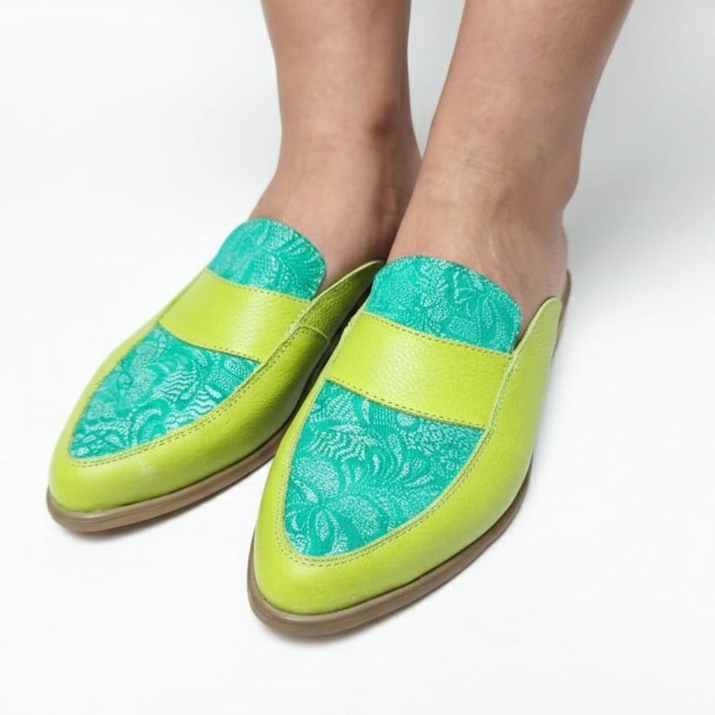 BABUCHA ZARA VERDE MENTA