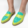 BABUCHA ZARA VERDE MENTA