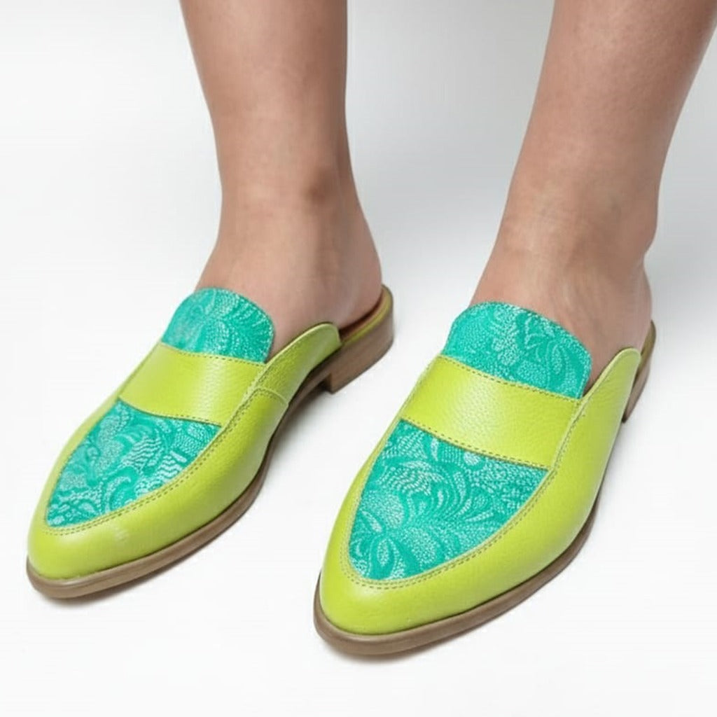 BABUCHA ZARA VERDE MENTA
