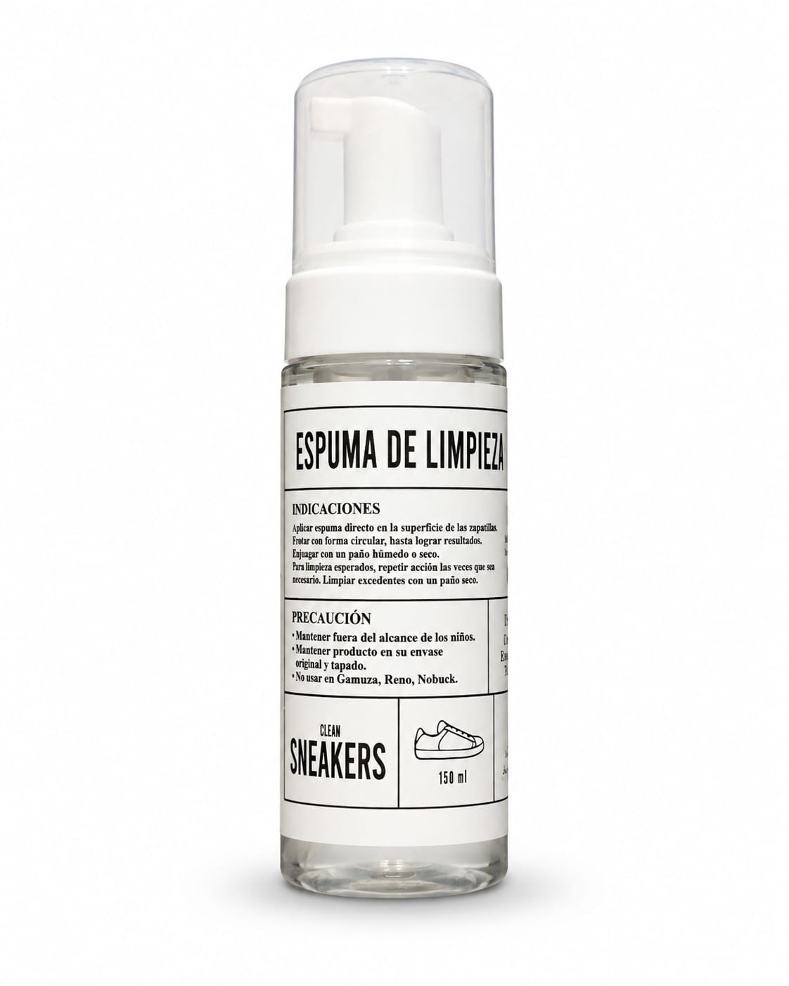 ESPUMA LIMPIADORA CALZADO CUERO LISO